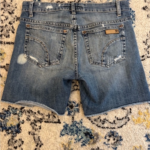 Joe's Jeans Blue Denim Cutoff Shorts - Picture 3 of 8